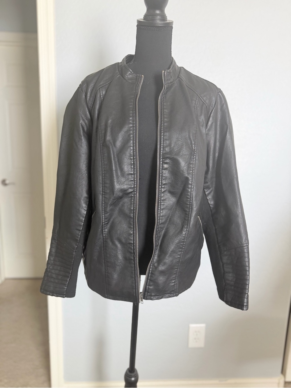 Torrid Black Faux Leather Jacket